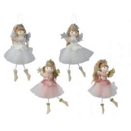 Addobbo Albero ANGIOLETTI BALLERINA h.17cm