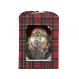 Addobbo Albero SFERA FANTASIA ORSETTI diam.10cm