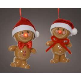 Addobbo Albero OMINO PAN DI ZENZERO h.12,5cm