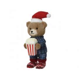 ORSETTO C/POP CORN h.45cm