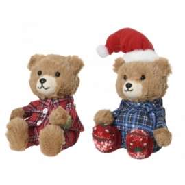 ORSETTI SEDUTI IN PIGIAMA  h.20cm