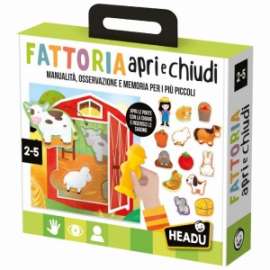 Giochi FATTORIA APRI E CHIUDI MONTESSORI