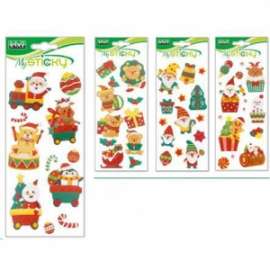 Sticker Natale SOGGETTI ASSORTITI 