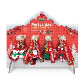 PORTACHIAVI C/ SOGGETTI NATALIZI