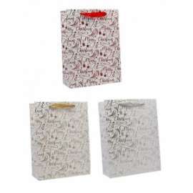 Shopper Natale GOFFRATO MERRY XMAS METAL LARGE 