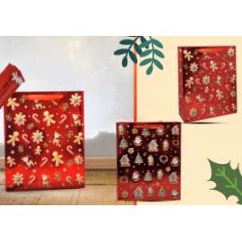 Shopper Natale METAL RED SWEET S
