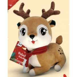 PELUCHE RENNA OCCHIONE CON SCIARPA