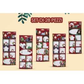 Chiudipacco Natale ADESIVI Set 20pz
