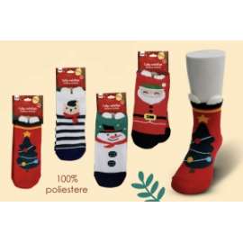 CALZINI NATALIZI ORECCHIE 1-10anni