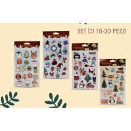 Stickers Natale SOGGETTI 3D CANGIANTE 