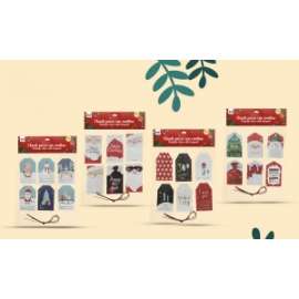 Chiudipacco Natale C/CORDINO Set 24pz