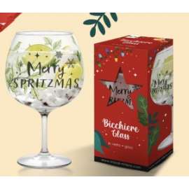 BICCHIERE COCKTAIL MERRY SPRITZMAS