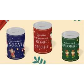 SALVADANAIO IN LATTA XXL NATALIZIO