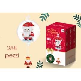 COSTRUZIONE PALLINA BABBO NATALE 288pz