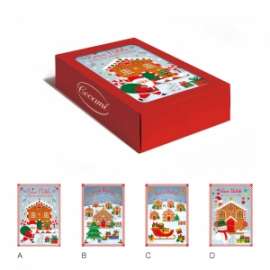 Biglietti Natale FANTASIE ASSORTITE conf.12pz