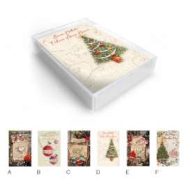 Biglietti Natale 9x14 BUON NATALE conf.48pz