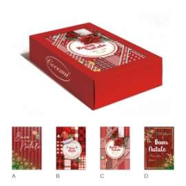 Biglietti Natale FANTASIE ASSORTITE conf.12pz
