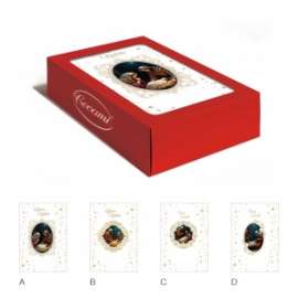 Biglietti Natale FANTASIE ASSORTITE conf.12pz