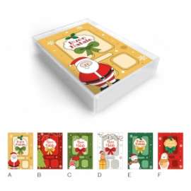 Biglietti Natale 9x14 BUON NATALE conf.48pz