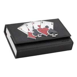 SCATOLA PORTAMAZZO DOPPIO CON DECORAZIONE NERO