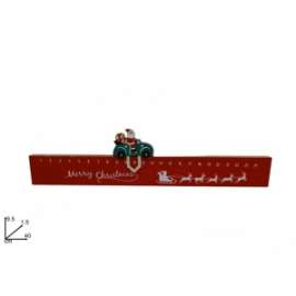 Calendario Avvento C/BABBO NATALE IN LEGNO .02266