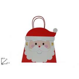 Shopper Natale BABBO NATALE 31,2x30,6x10cm  .74058