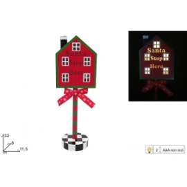 CASA IN LEGNO C/LUCE .60218