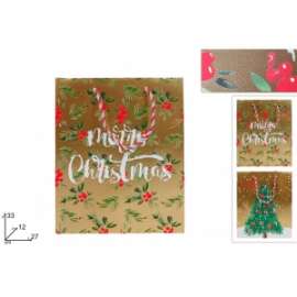 Shopper Natale ORO NATALIZIA 33x27x12cm .89431