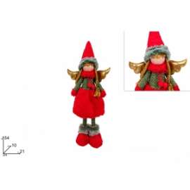 ANGELO C/VESTITO ROSSO E VERDE 54cm .93360