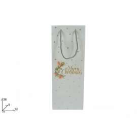 Shopper Natale MERRY CHRISTMAS 12x36x9cm .98129
