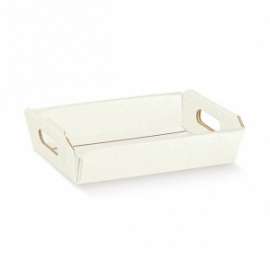 CESTO LINEA SFERE COL.BIANCO 350x260x70mm 