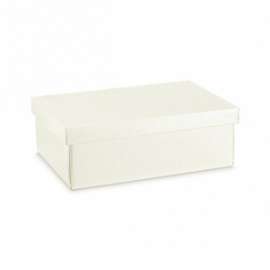 SCATOLA SFERE COL.BIANCO EASY 38x26x13cm