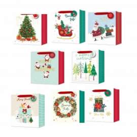 Dedicato a Te - ASS. 8 SHOPPER 32x26x12cm XMAS 