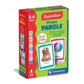 Giochi MONTESSORI FLASHCARD PRIME PAROLE