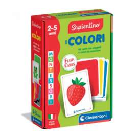 Giochi MONTESSORI FLASHCARD I COLORI 