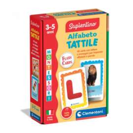 Giochi MONTESSORI FLASHCARD ALFABETO TATTILE