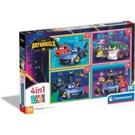 Giochi PUZZLE - 4 IN 1 - BATWHEELS