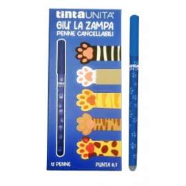 REFILL tintaUNITA CANCELLABILE 0.7 Set 3pz conf.12set COL. NERO .62409