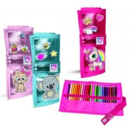 YP Baby Girl - ROTOLO 24 PASTELLI METAL CON PATCH - 3 COLORI