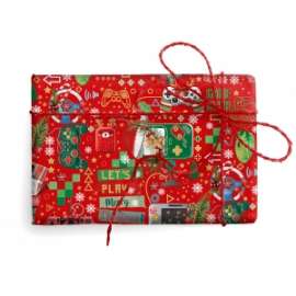Carta Regalo Natale 70x100cm PLAY GAME conf.10fg