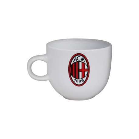 Tazza Ufficiale AC Milan - Ceramica, Design Rosso E Nero, Capacit&agrave; 0.32L, Perfetta Per Caff&egrave; E T&egrave;