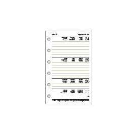 Agende 2027 - Ricambio Settimanale  7,8x12,3 POCKET  39550 