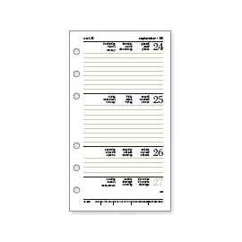 Agende 2026 - Ricambio Settimanale  9,5x17 MEDIUM 