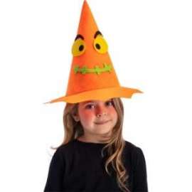 Halloween CAPPELLO ZUCCA BIMBO IN FELTRO 30cm