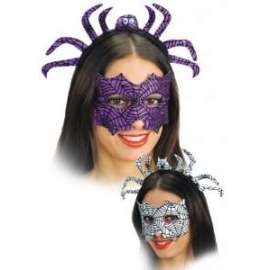 Halloween SET RAGNO C/CERCHIETTO E MASCHERA