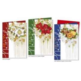 Biglietti Natale FANTASIE ASSORTITE conf.12pz