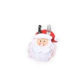 PORTA POSATE BABBO NATALE 18cm