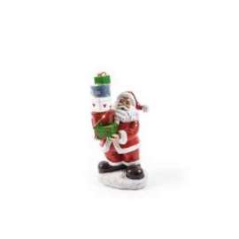 BABBO NATALE CON PACCHETTI 21,5cm