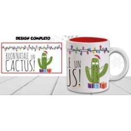 *OFFERTA TAZZA NATALIZIA CACTUS