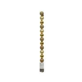 Addobbo Albero MINI SFERE MIX ORO 30mm cf.14pz